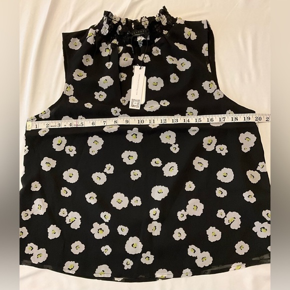 Sanctuary sleeveless blouse - Flower Illusion - Size Large - NWT - Picture 8 of 11